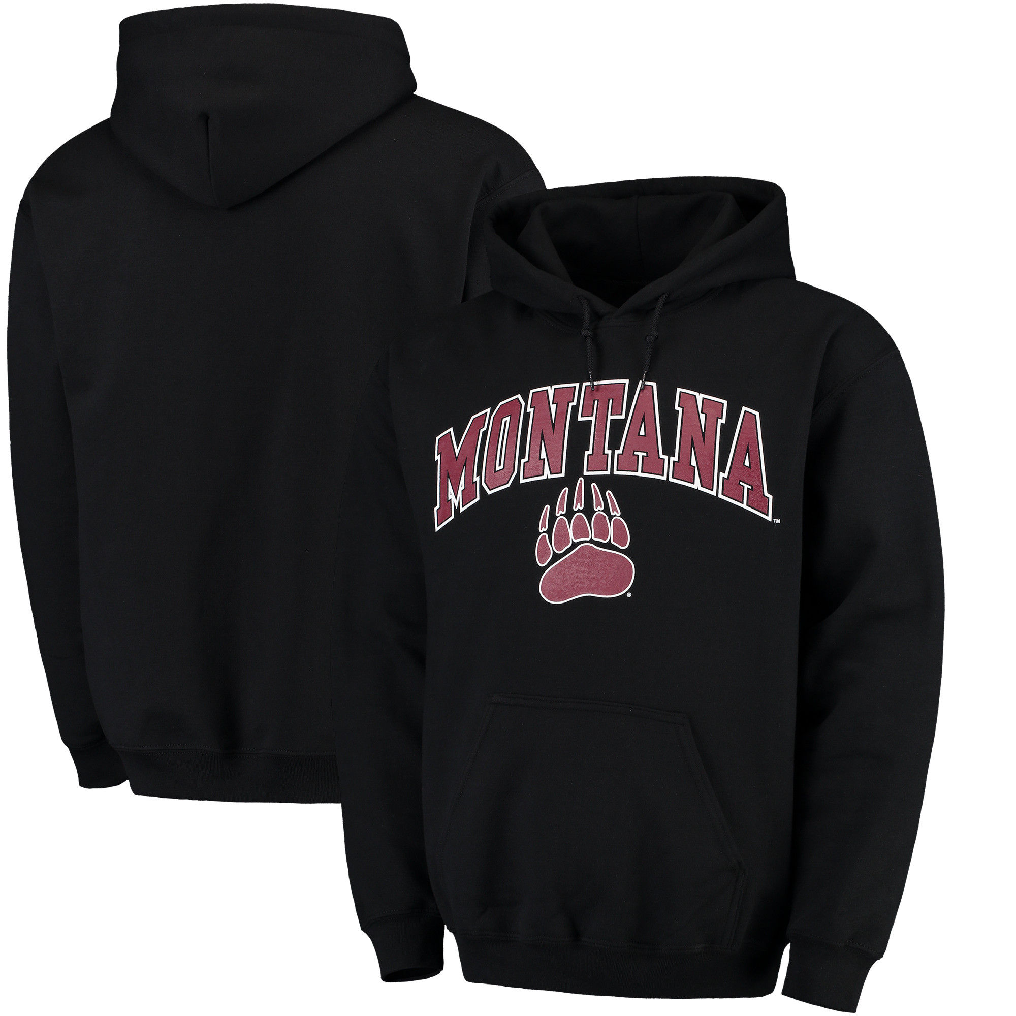 Montana Grizzlies Black Campus Pullover Hoodie