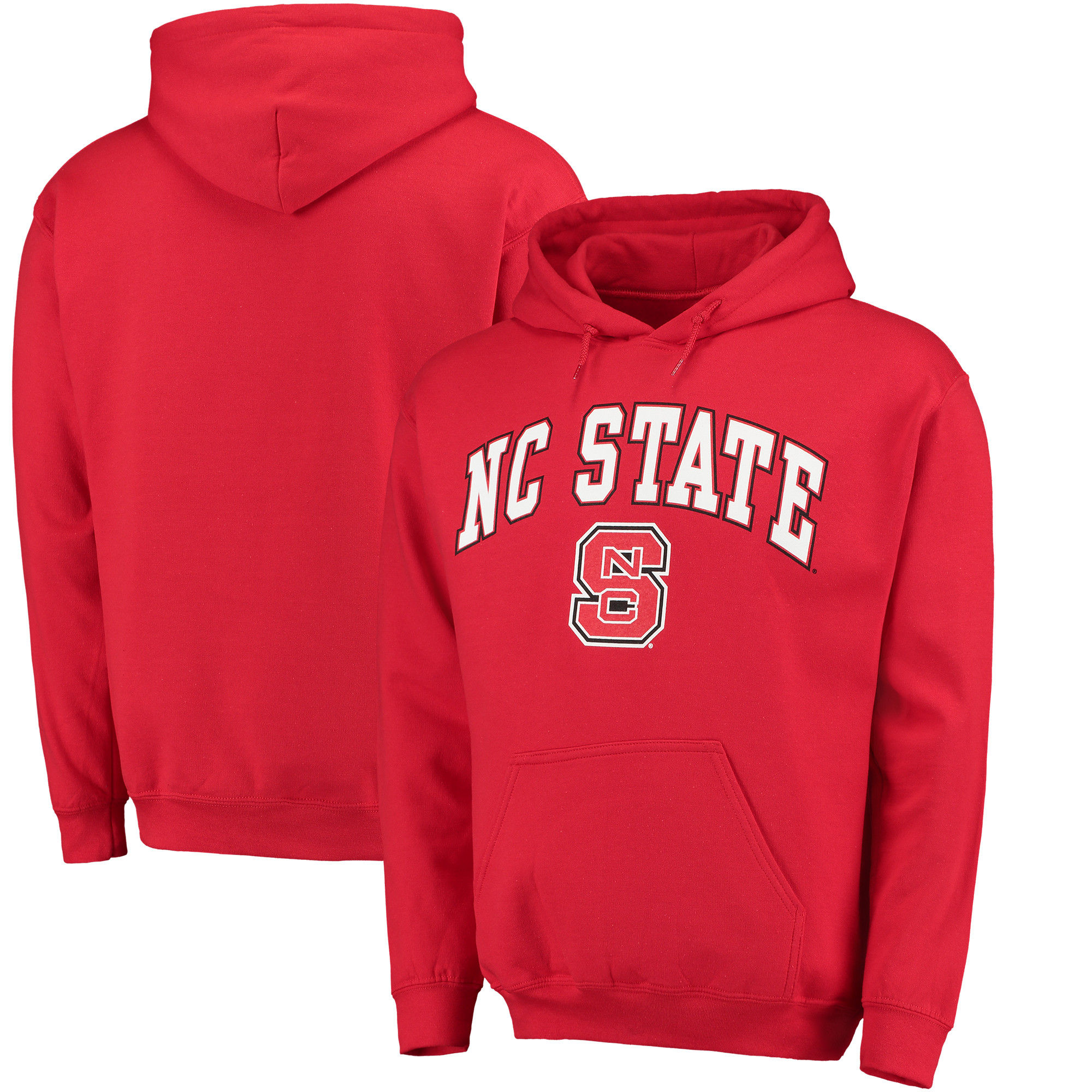 NC State Wolfpack Red Campus Pullover Hoodie