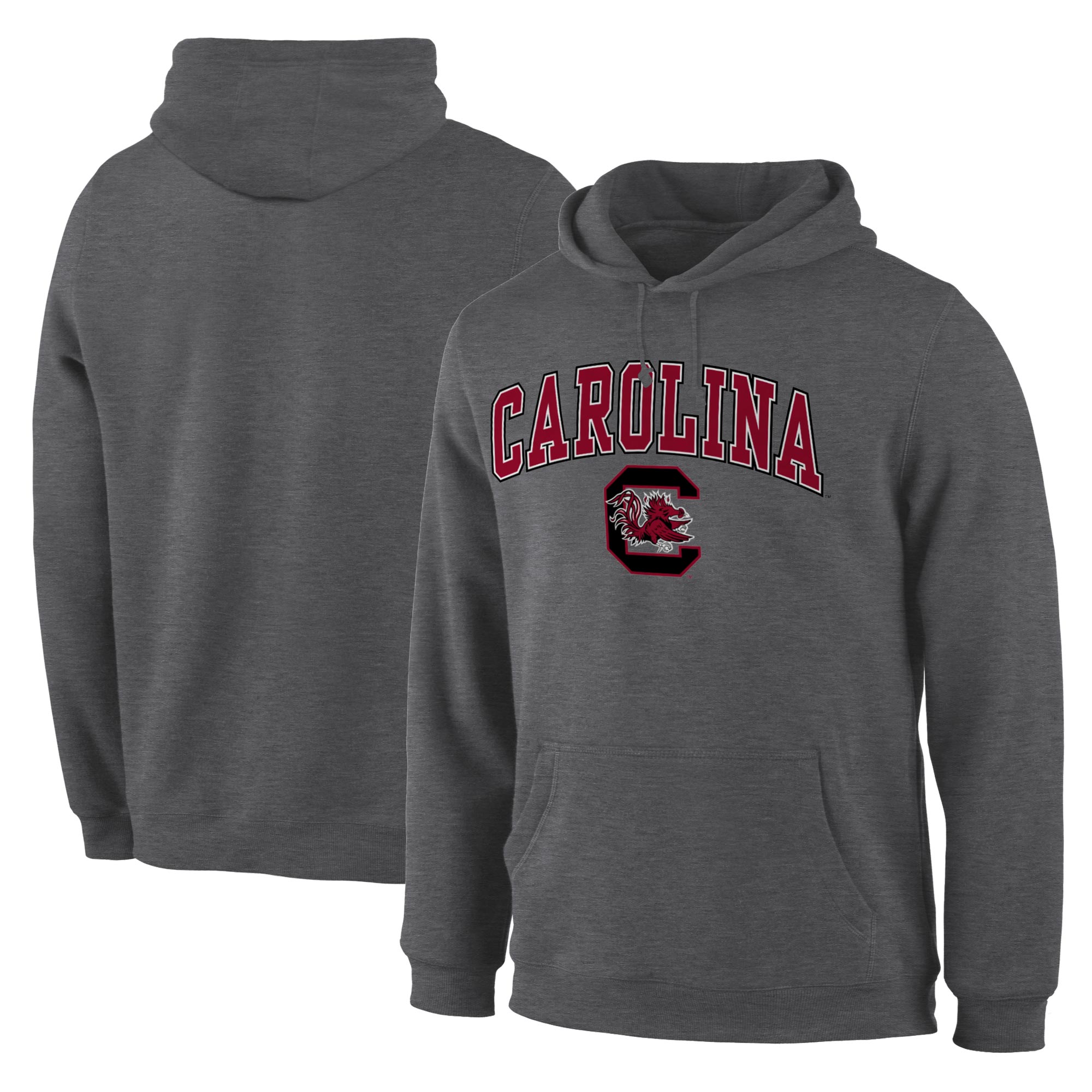 South Carolina Gamecocks Charcoal Campus Pullover Hoodie