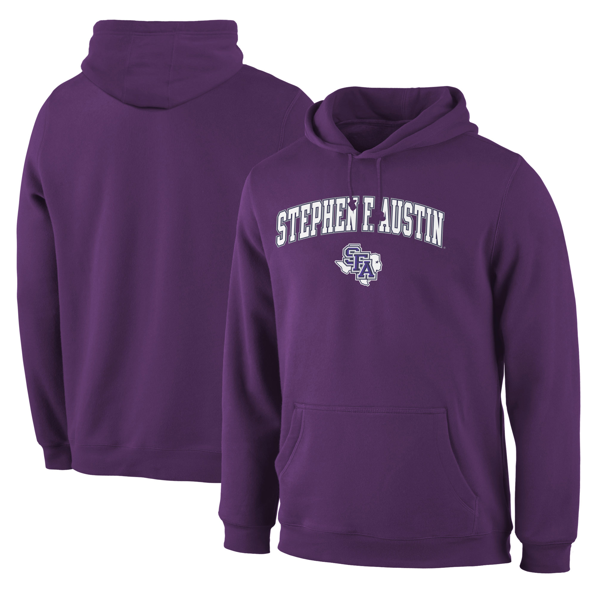 Stephen F Austin Lumberjacks Purple Campus Pullover Hoodie