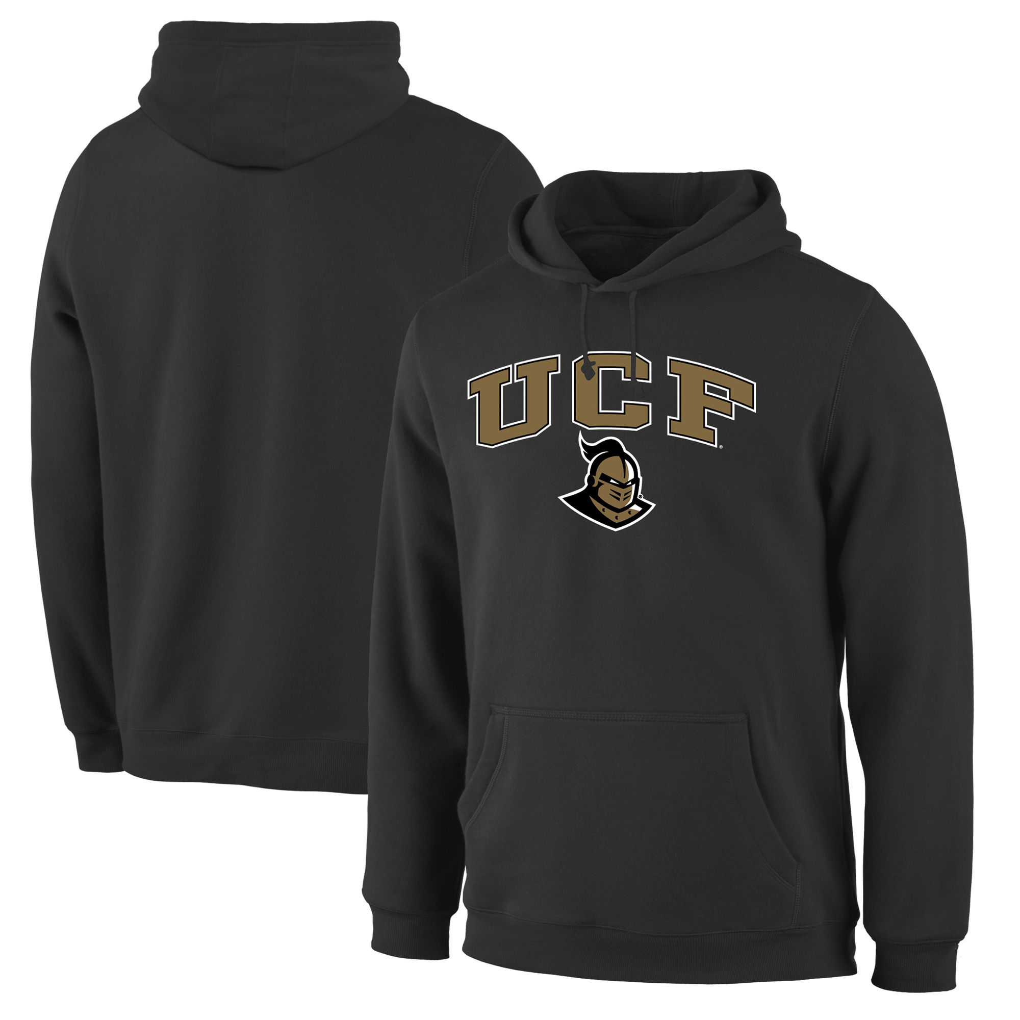 UCF Knights Black Campus Pullover Hoodie - Click Image to Close
