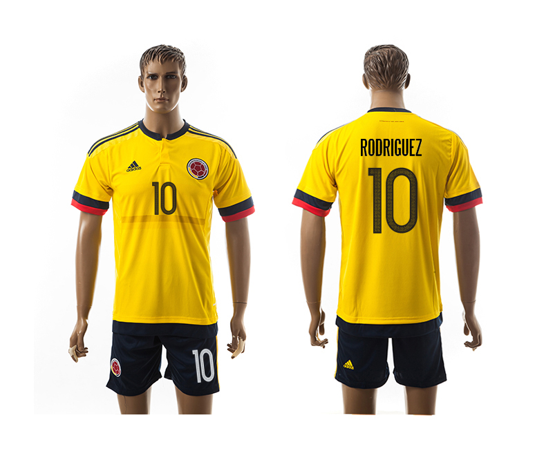 2016-17 Colombia 10 RODRIGUEZ Home Jersey