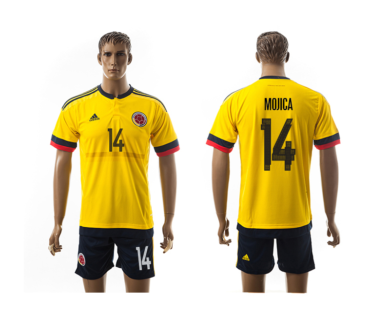 2016-17 Colombia 14 MOJICA Home Jersey