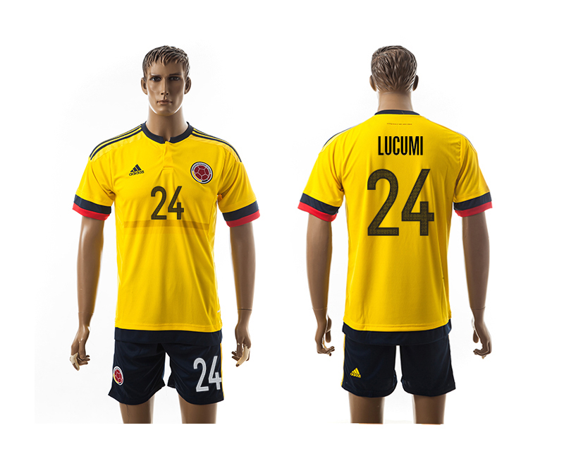 2016-17 Colombia 24 LUCUMI Home Jersey