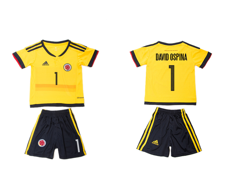2016-17 Colombia 1 DAVID OSPINA Home Youth Jersey