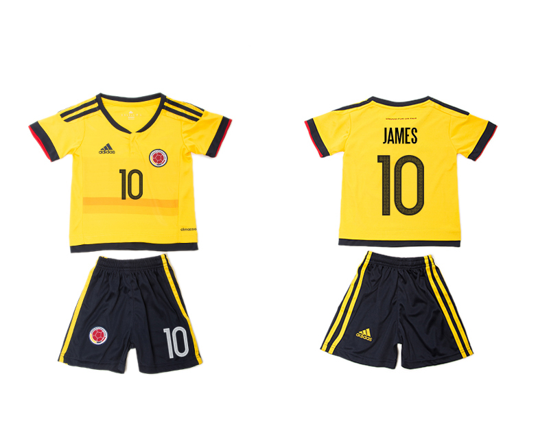 2016-17 Colombia 10 JAMES Home Youth Jersey