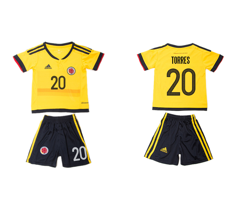 2016-17 Colombia 20 TORRES Home Youth Jersey
