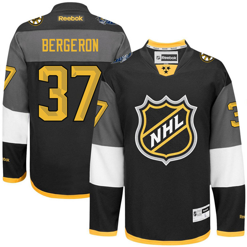 Bruins 37 Patrice Bergeron Black 2016 All-Star Premier Jersey