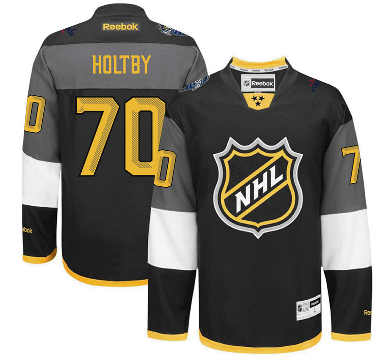 Capitals 70 Braden Holtby Black 2016 All-Star Premier Jersey