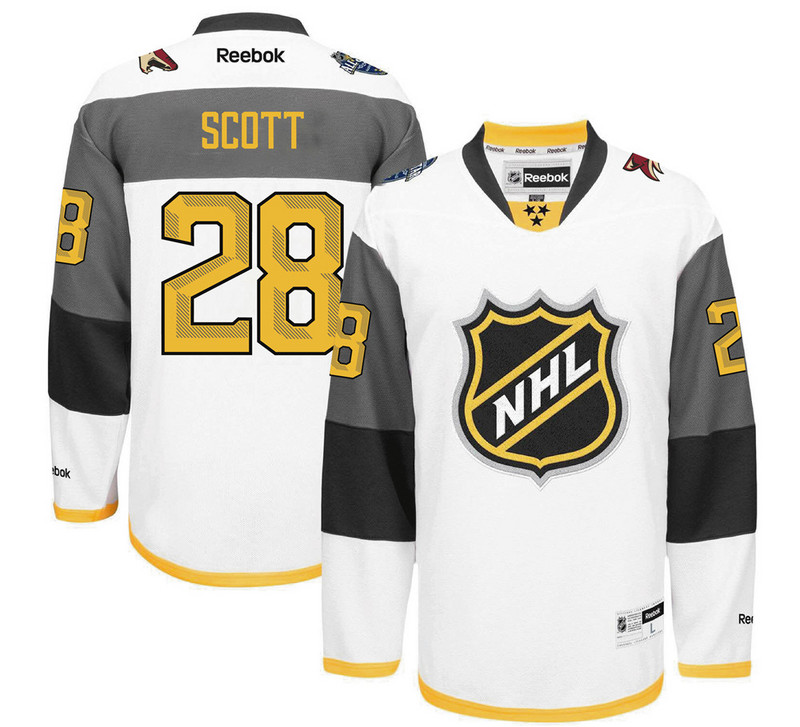 Coyotes 28 John Scott White 2016 All-Star Premier Jersey - Click Image to Close