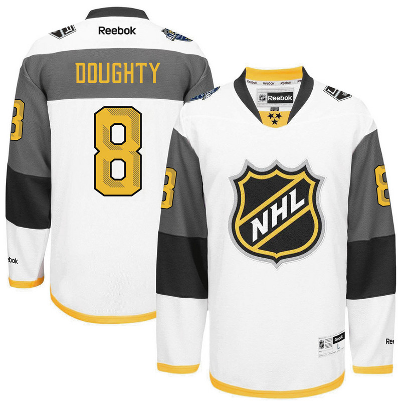 Kings 8 Drew Doughty White 2016 All-Star Premier Jersey - Click Image to Close