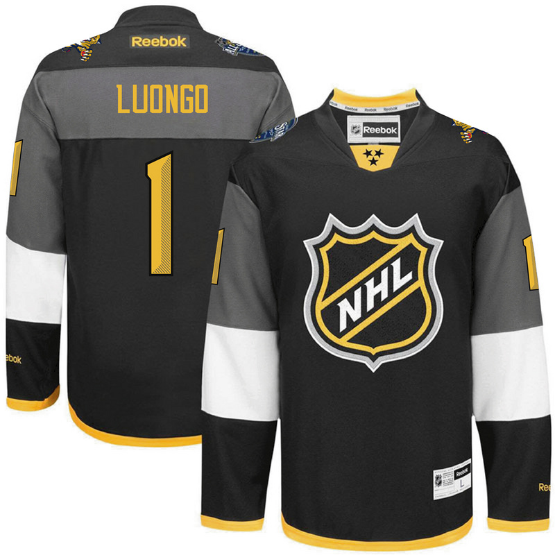 Panthers 1 Roberto Luongo Black 2016 All-Star Premier Jersey