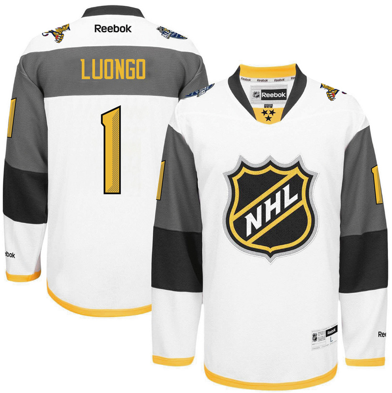 Panthers 1 Roberto Luongo White 2016 All-Star Premier Jersey - Click Image to Close
