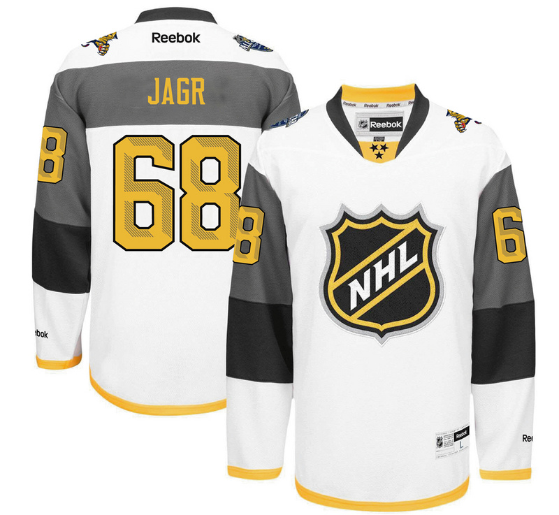 Panthers 68 Jaromir Jagr White 2016 All-Star Premier Jersey - Click Image to Close