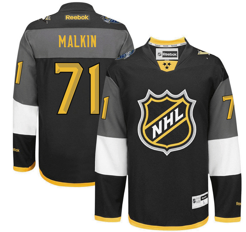 Penguins 71 Evgeni Malkin Black 2016 All-Star Premier Jersey