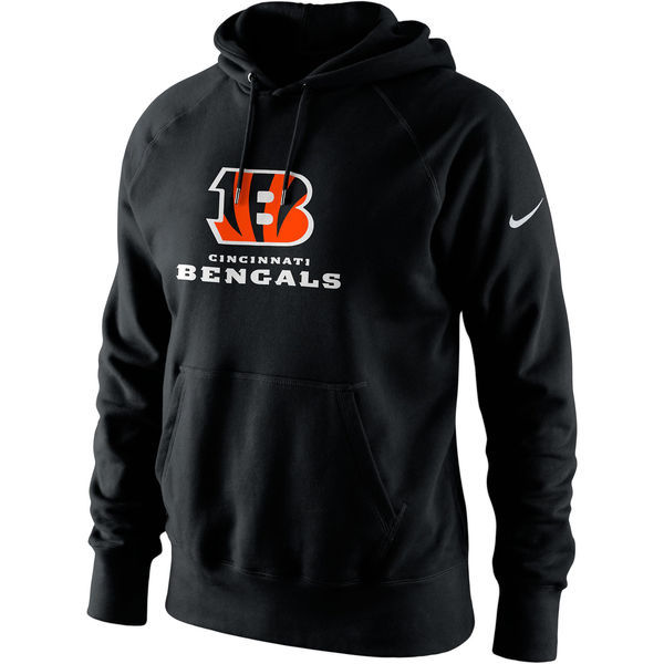 Nike Bengals Lock Up Black Men's Pullover Hoodie