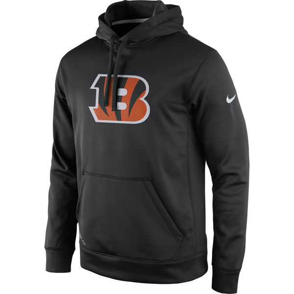 Nike Bengals Practice Performance Black Men's Pullover Hoodie