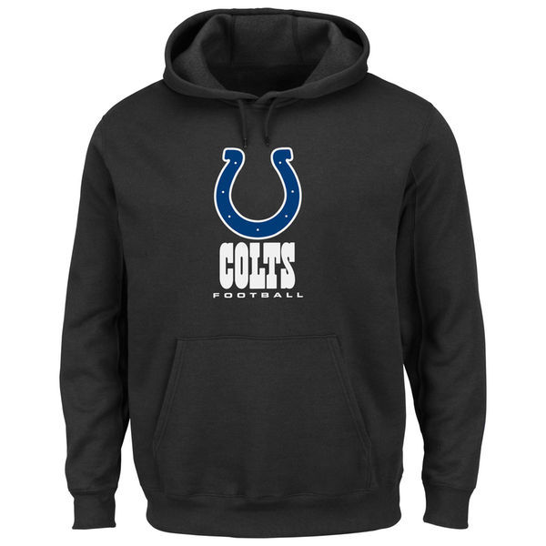 Nike Colts Team Logo Black Men's Pullover Hoodie