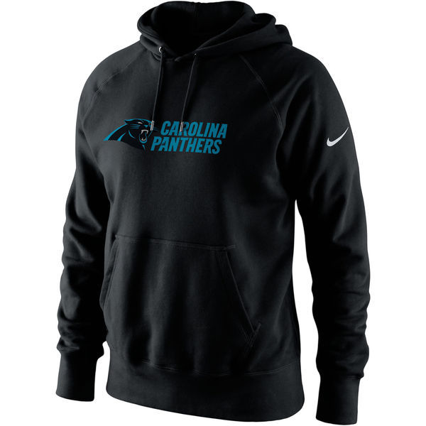 Nike Panthers Team Logo Performance Black Men's Pullover Hoodie
