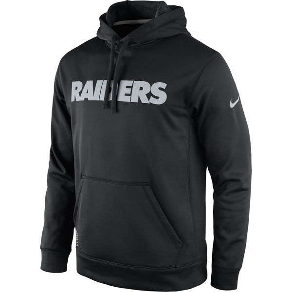 Nike Raiders KO Wordmark Black Men's Pullover Hoodie