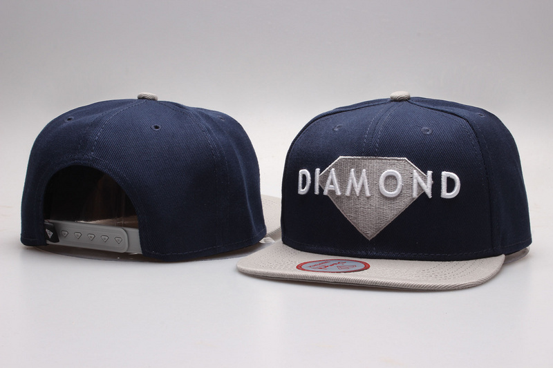 Diamond Fashion Blue Adjustable Hat YP