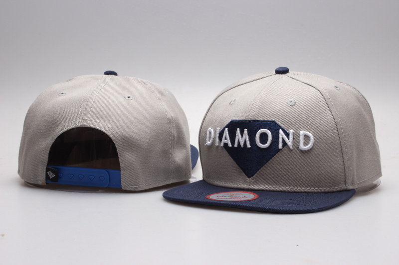 Diamond Fashion Grey Adjustable Hat YP