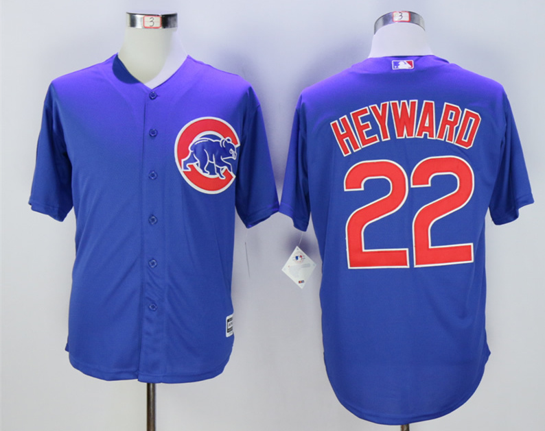Cubs 22 Jason Heyward Blue New Cool Base Jersey
