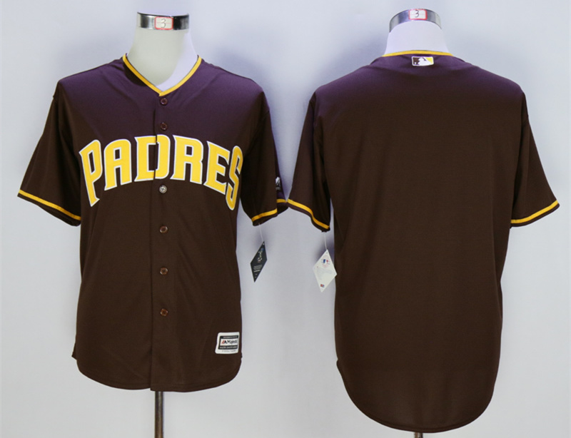 Padres Blank Brown New Cool Base Jersey