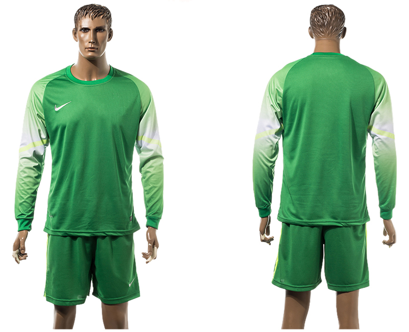 2015-16 Barcelona Goalkeeper Long Sleeve Soccer Jersey