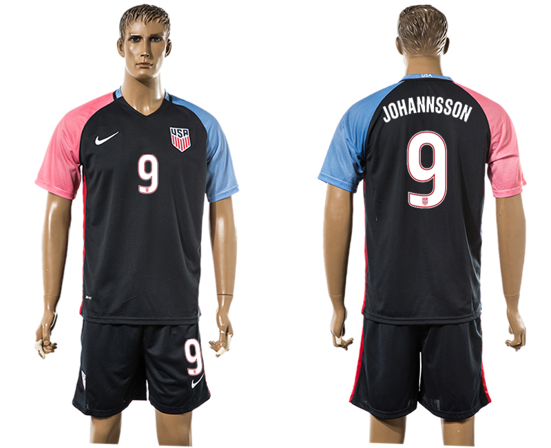 USA 9 JOHANNSSON Away 2016 Copa America Centenario Soccer Jersey