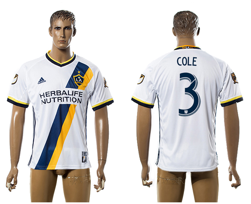 2016-17 Los Angeles Galaxy 3 COLE Home Thailand Soccer Jersey 2016-17 Los Angeles Galaxy 3 COLE Home Thailand Soccer Jersey