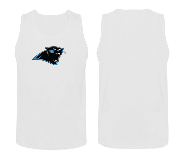 Nike Carolina Panthers Fresh Logo Men's Tank Top White