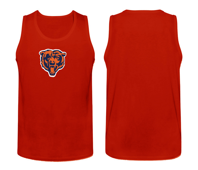 Nike Chicago Bears Fresh Logo Men's Tank Top Red02
