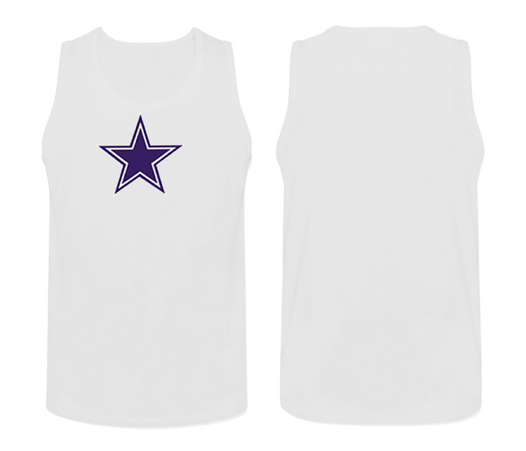 Nike Dallas Cowboys Fresh Logo Men's Tank Top White