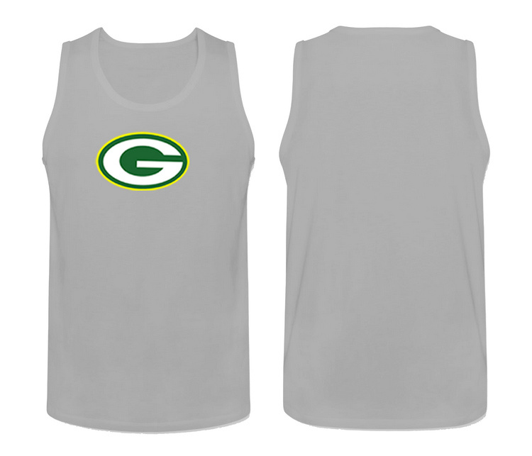 Nike Green Bay Packers Fresh Logo Men's Tank Top L.Grey