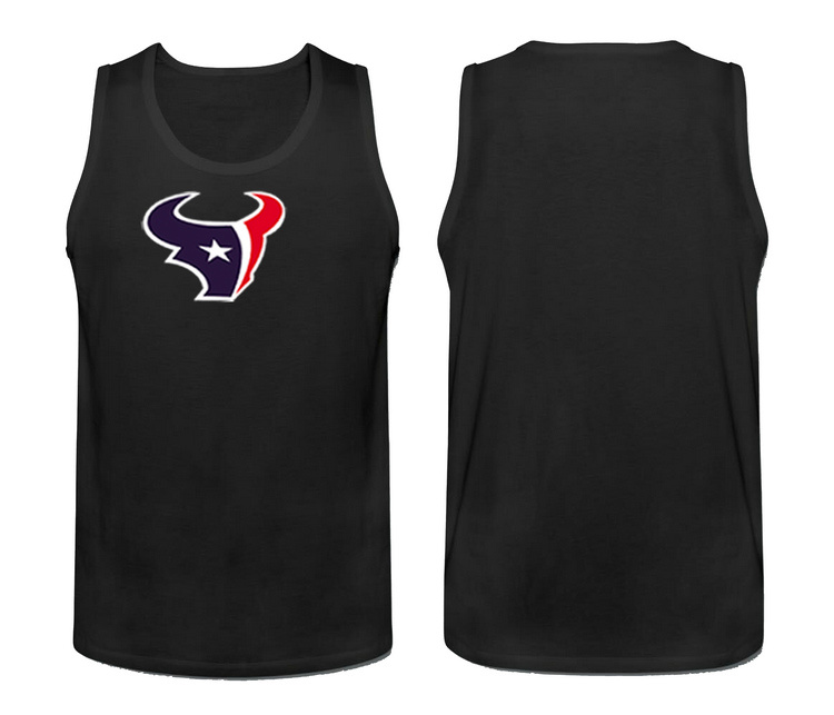 Nike Houston Texans Fresh Logo Men's Tank Top Black - Click Image to Close