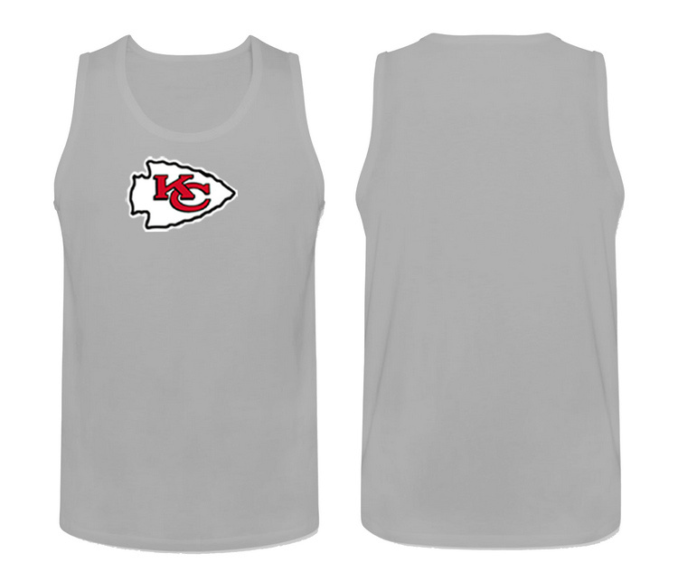 Nike Kansas City Chiefs Fresh Logo Men's Tank Top L.Grey - Click Image to Close