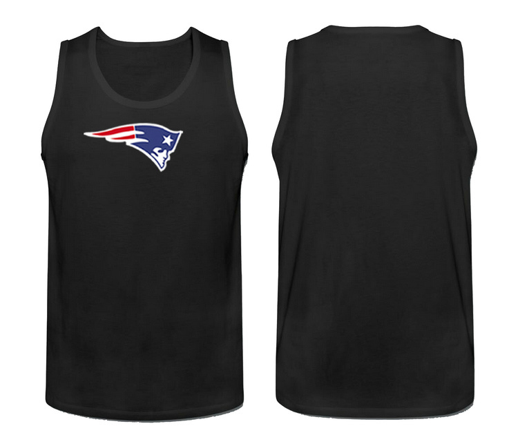 Nike New England Patriots Fresh Logo Men's Tank Top Black - Click Image to Close