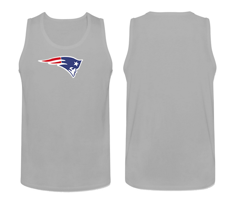 Nike New England Patriots Fresh Logo Men's Tank Top L.Grey - Click Image to Close
