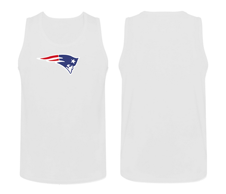Nike New England Patriots Fresh Logo Men's Tank Top White