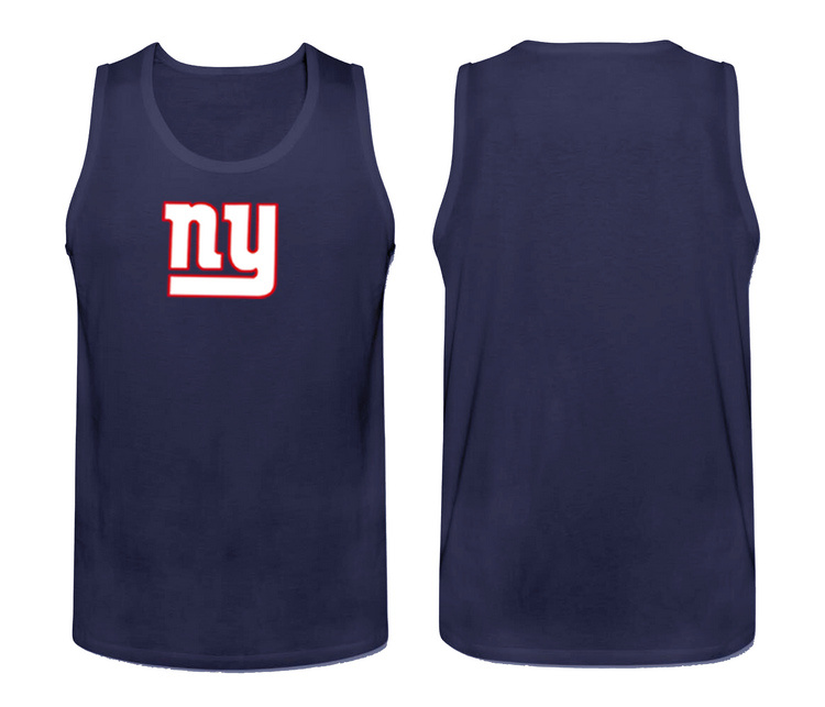 Nike New York Giants Fresh Logo Men's Tank Top Blue02 - Click Image to Close