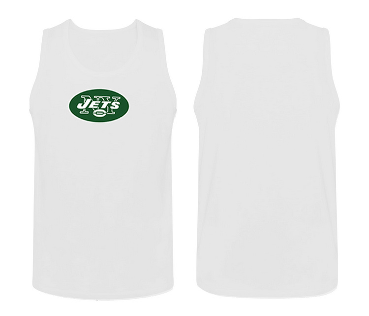 Nike New York Jets Fresh Logo Men's Tank Top White