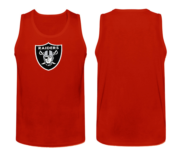 Nike Oakland Raiders Fresh Logo Men's Tank Top Red - Click Image to Close
