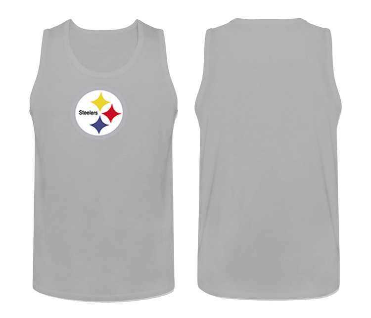 Nike Pittsburgh Steelers Fresh Logo Men's Tank Top L.Grey