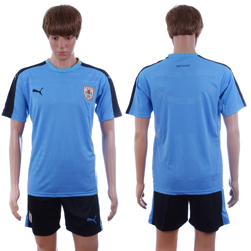 2016-17 Uruguay Home Soccer Jersey 2016-17 Uruguay Home Soccer Jersey