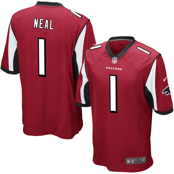 Nike Falcons 1 Keanu Neal Red 2016 Draft Pick Elite Jersey
