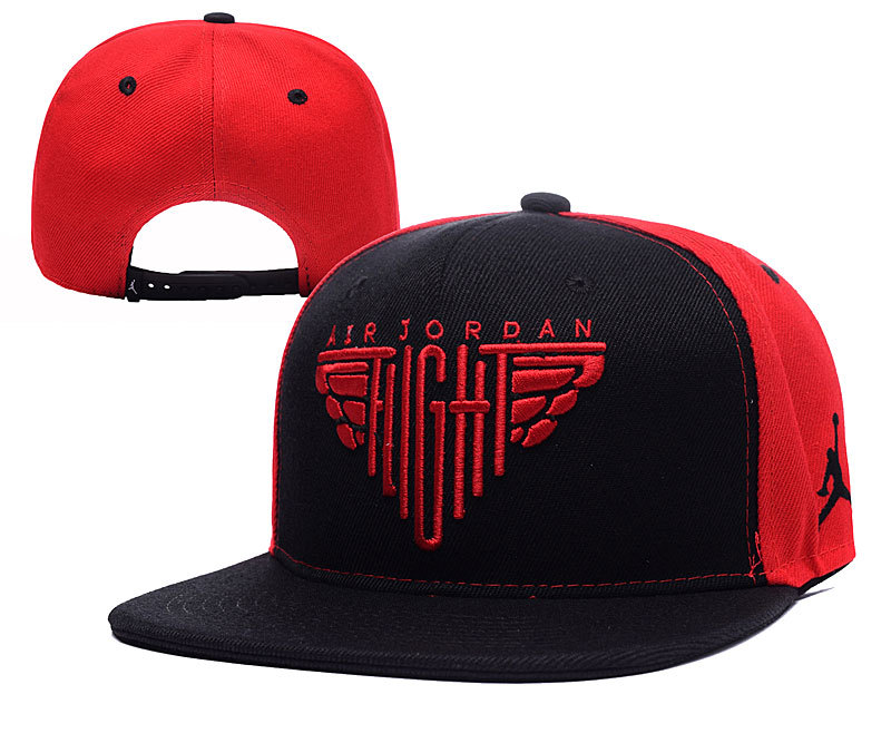 Air Jordan Black & Red Fashion Adjustable Hat YD