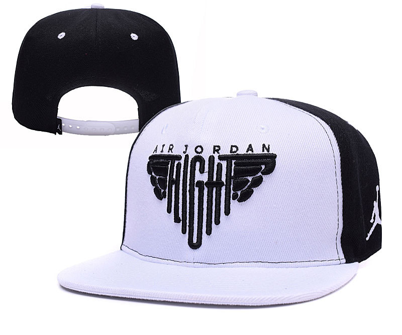 Air Jordan White & Black Fashion Adjustable Hat YD
