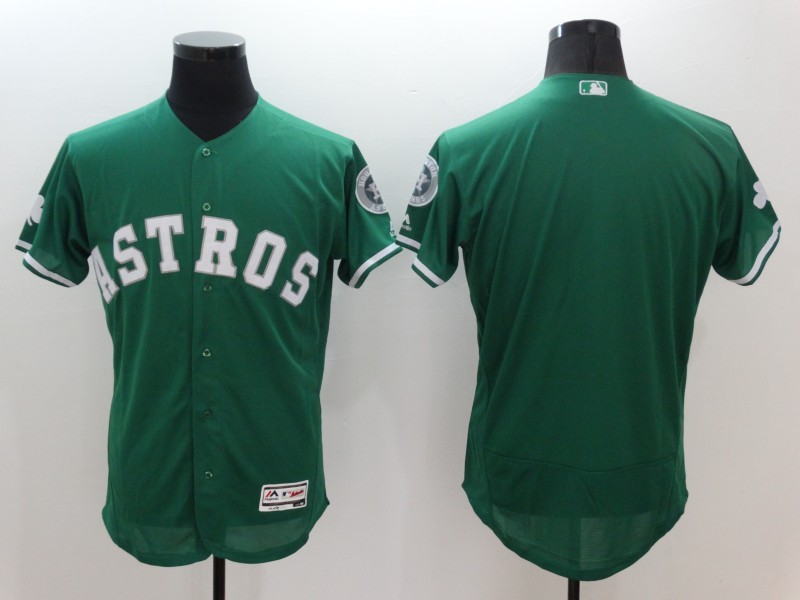 Astros Blank Green Celtic Flexbase Jersey Astros Blank Green Celtic Flexbase Jersey