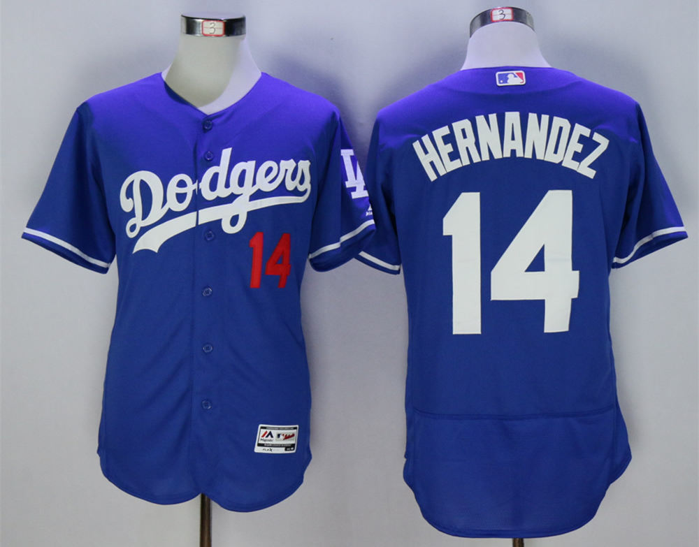 Dodgers 14 Enrique Hernandez Blue Flexbase Jersey